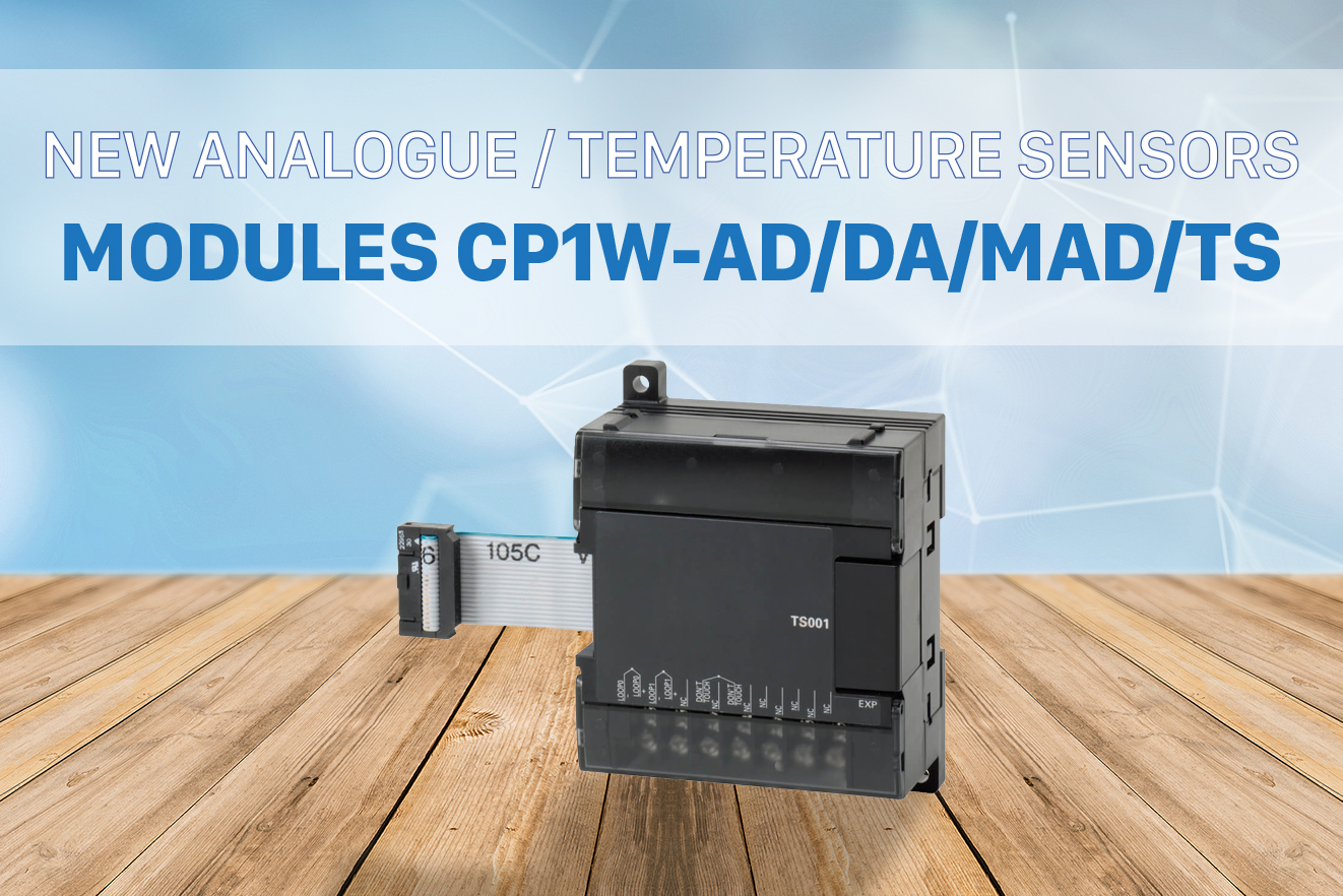 New analogue / temperature sensors modules CP1W-AD/DA/MAD/TS